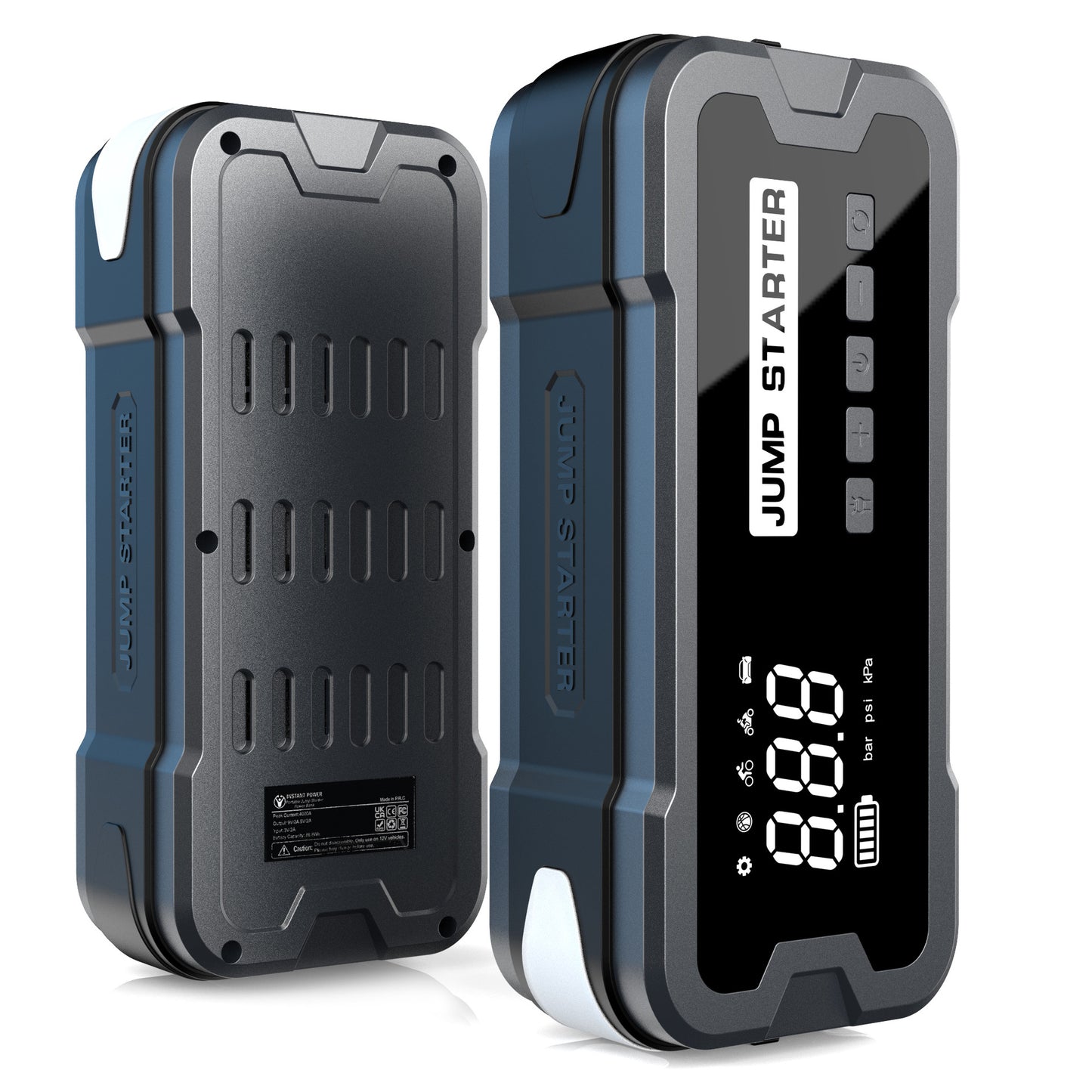 Car Emergency Starting Power Supply Hot-Selling Style Large-Capacity Car Air Pump Starts in One Second and Can Be Silk-Screened with Logo