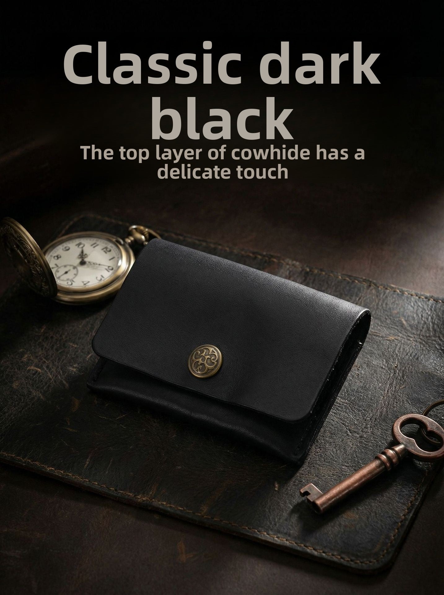 Vegetable Tanned Leather Card Holder